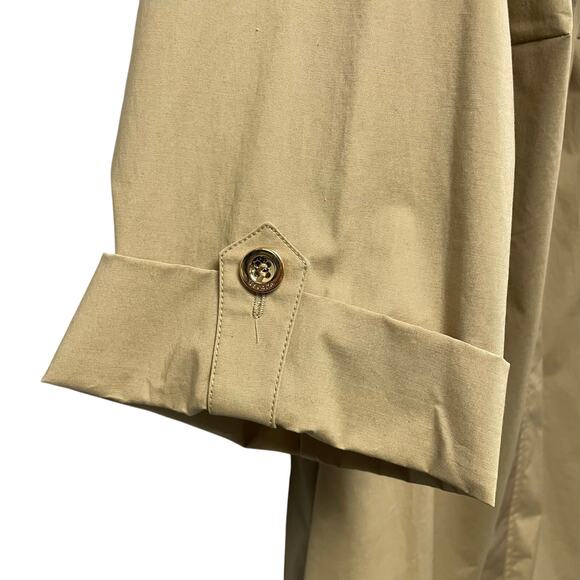 NWT Escada Button Up Cotton Blend Midi Shirt Dress Sand Dune Womens 46 / US 16 - Picture 3 of 12